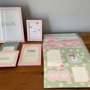 Picture Frames and 10 Scrapbook Inserts